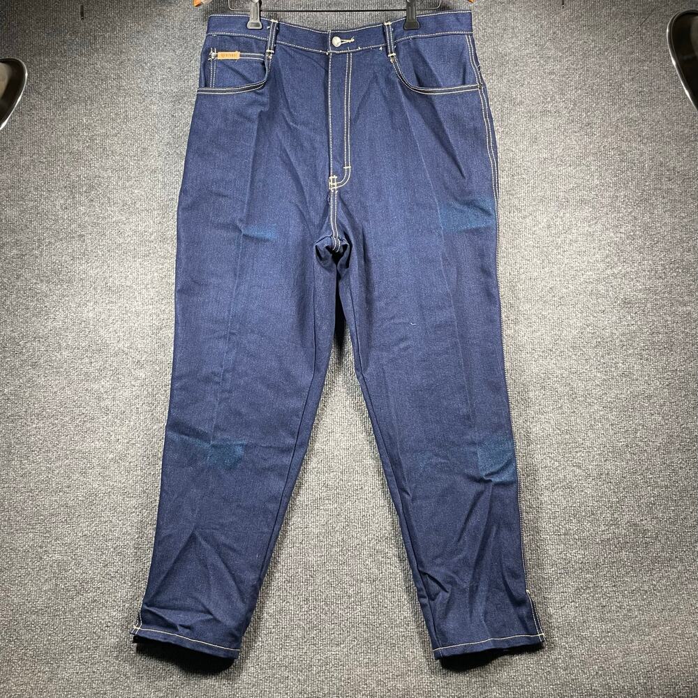 PS Gitano VTG Jeans Women's 34/20W Short Center Seam Blue Denim Stretch Plus